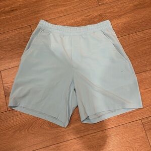 Lululemon Light Blue Pacebreaker Shorts 7”